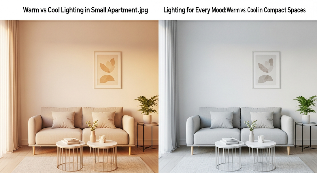 Warm vs Cool Lighting: Optimize Your Small Apartment Design