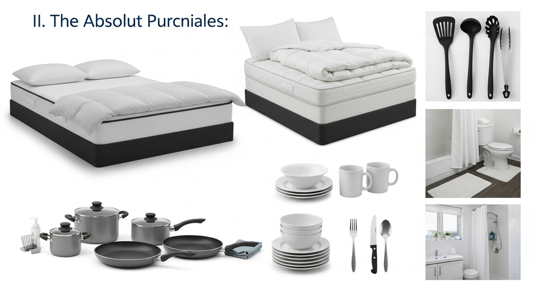 Essential Purchases for Your First Canadian Studio Apartment